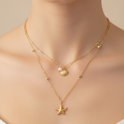 Starfish Charm Necklace