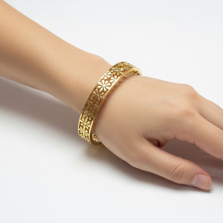 Floral Heritage Kada Bracelet