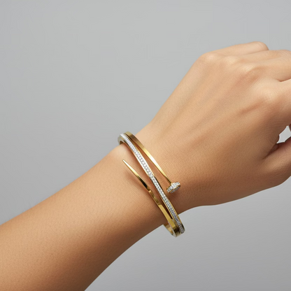 Crystal Kada Bracelet