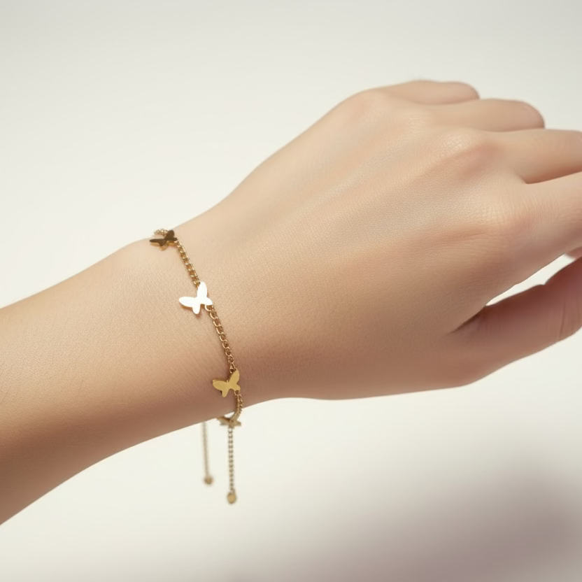 Butterfly Chain Bracelet