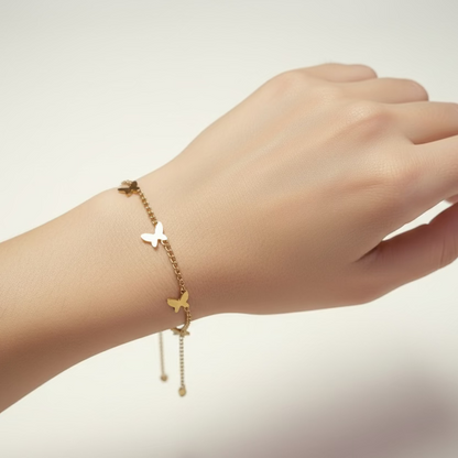 Butterfly Chain Bracelet