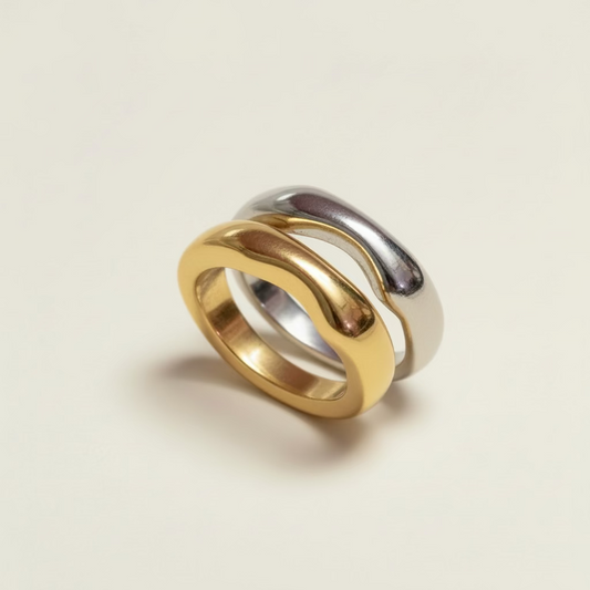 Dual Silver & Gold Ring