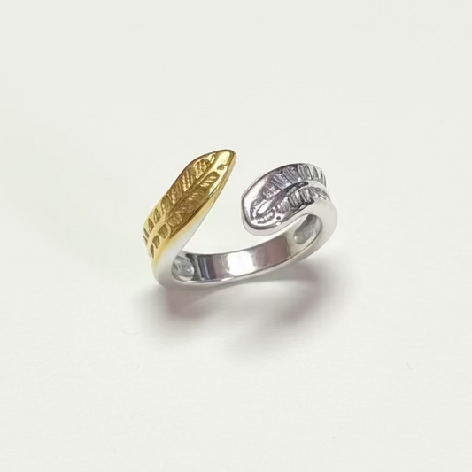 Twin Leaf Ring