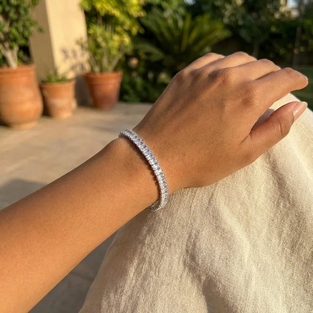 Silver Tennis Bracelet