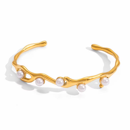 Stone Bracelets Gold Plated
