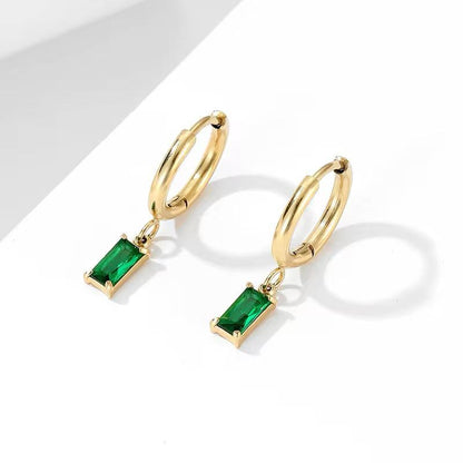Atolea Emerald Earings - Aesthla