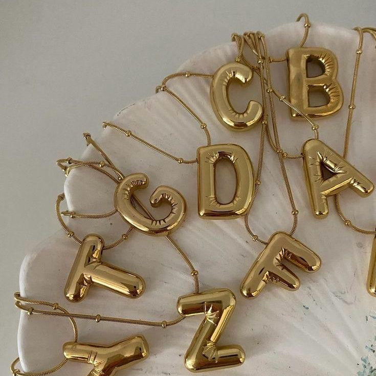 Initial Name Necklace - Aesthla 