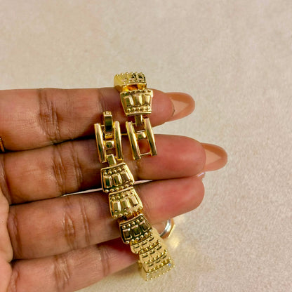 Luxe Croc Watch