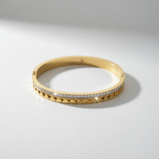 Grace Gold Bangle (Small)