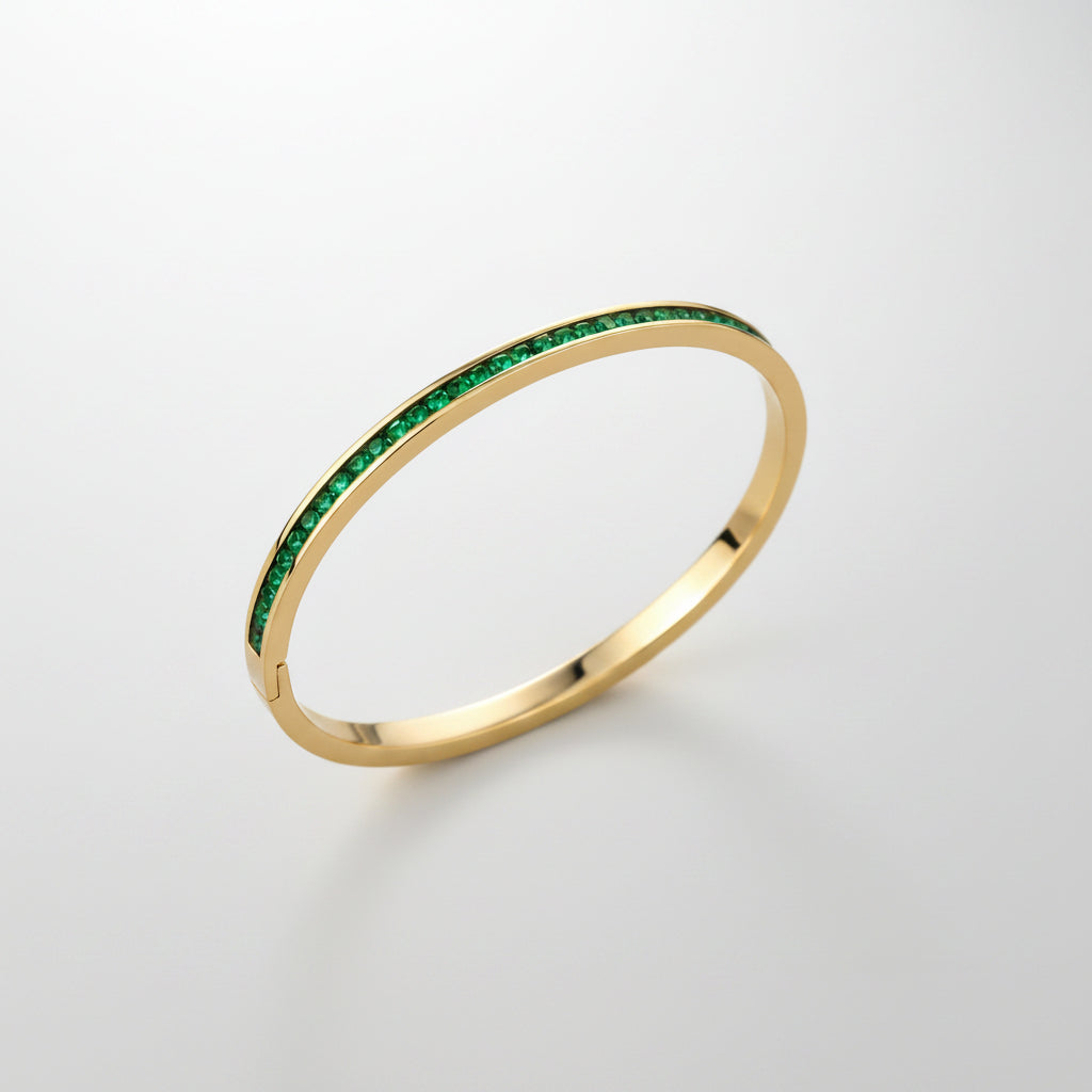 Glint Gold Bangle (Small)