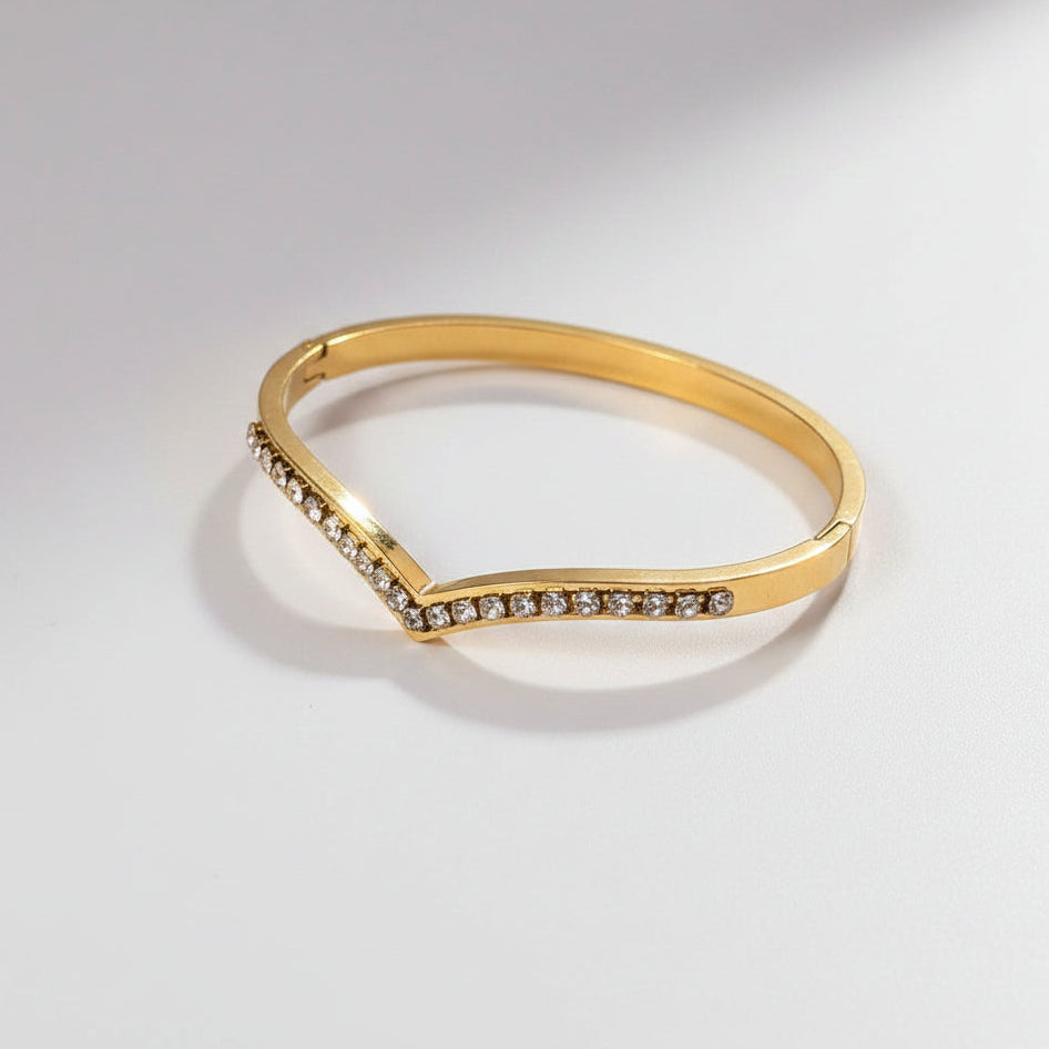 Aria Diamond Bangle (Small)