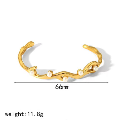 Stone Bracelets Gold Plated