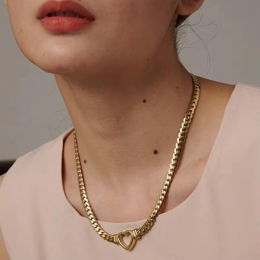 Hollow Heart Necklace