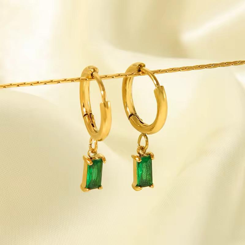 Atolea Emerald Earings - Aesthla