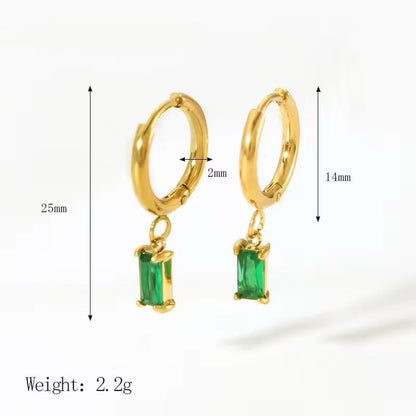 Atolea Emerald Earings - Aesthla