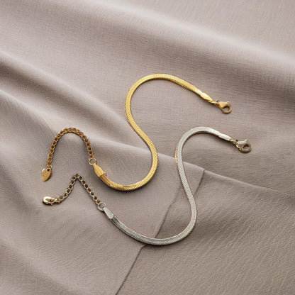 Golden Snake Anklet - Aesthla 