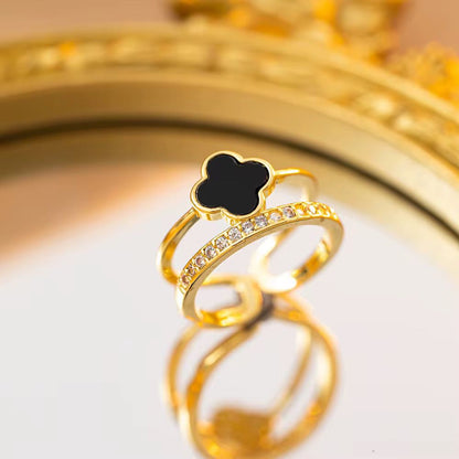 Stainless-Steel Gold Plated Ring