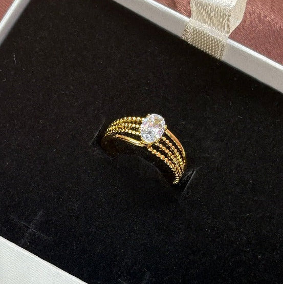Elegant Pearl Stone Ring