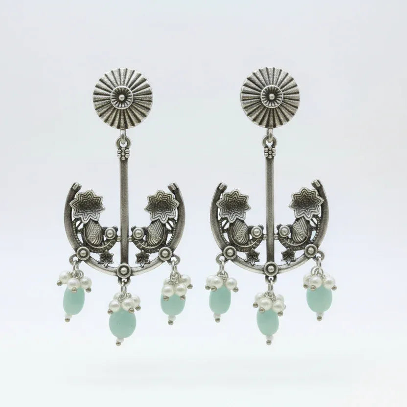 Silver Chand Bali Earrings