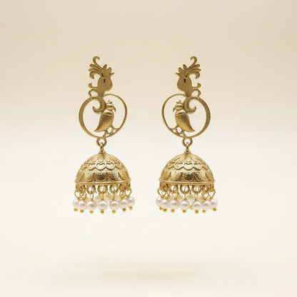 Traditional Peacock Jhumka