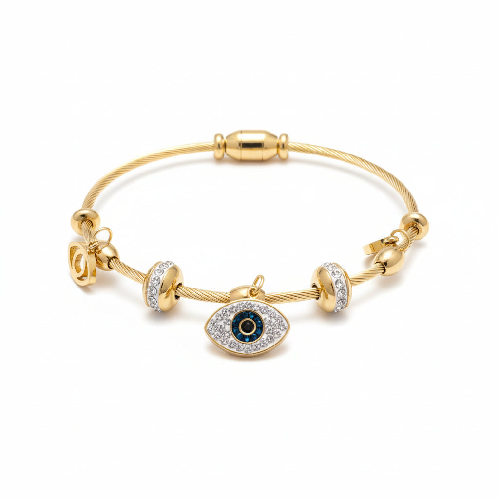 Lucky Evil Eye Charm Bracelet