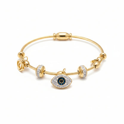 Lucky Evil Eye Charm Bracelet
