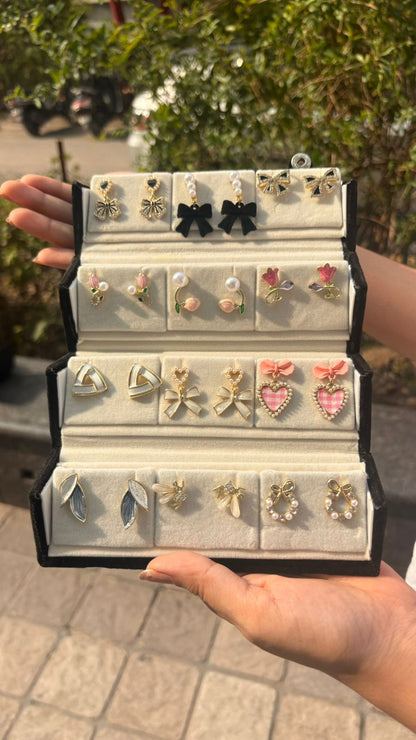 12 Pair Earrings Hamper