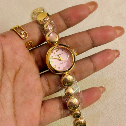 Pink Luxora Watch
