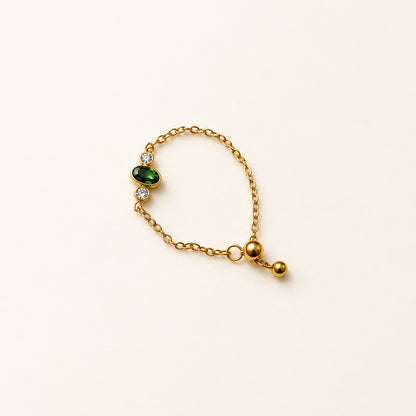 Dainty Adjustable Chain Ring