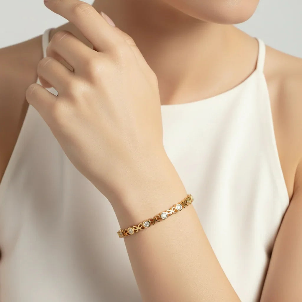 Bow Crystal Bracelet