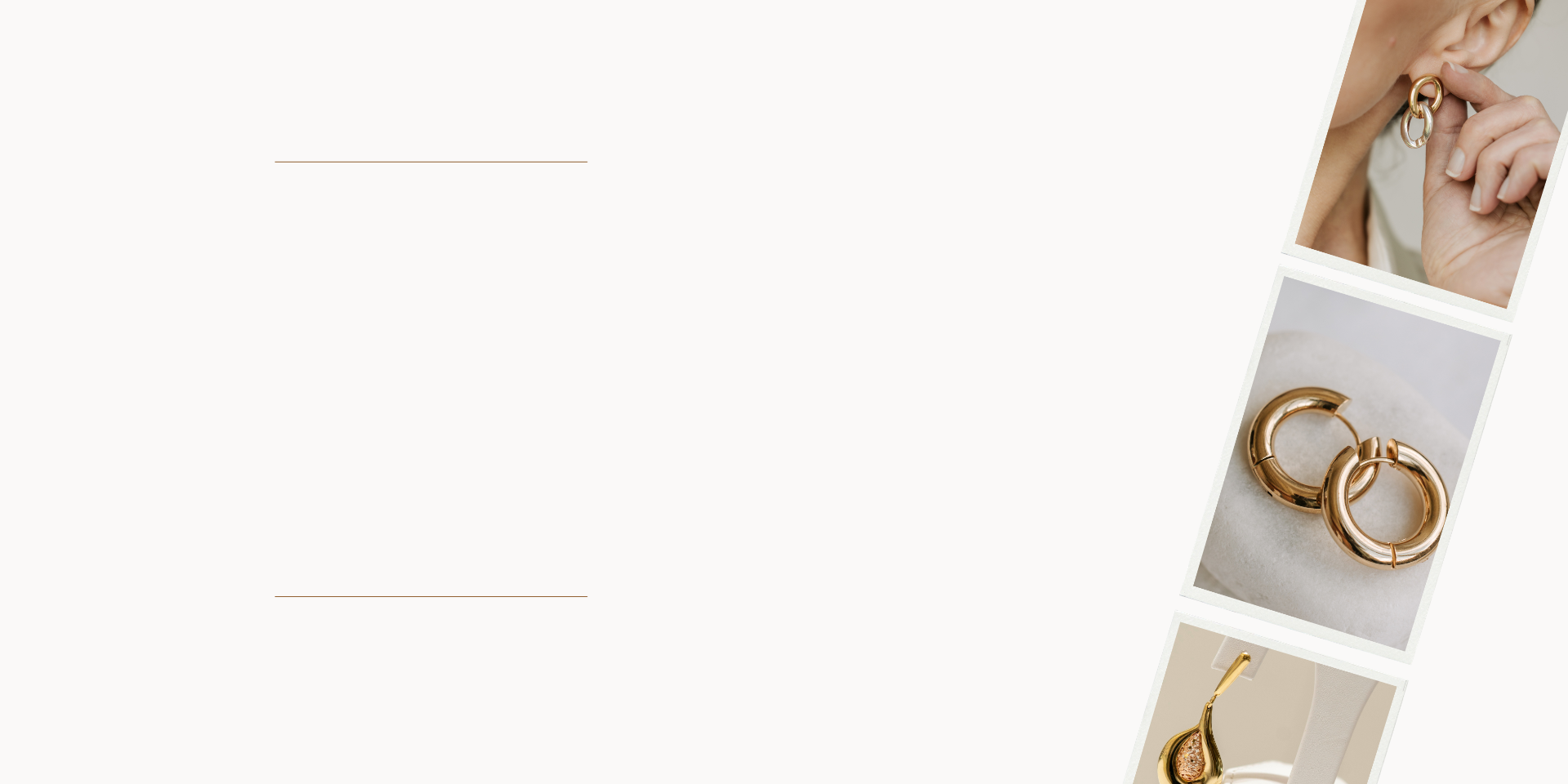 Anti-Tarnish Gold Plated Hoop Earrings Collection - Aesthla