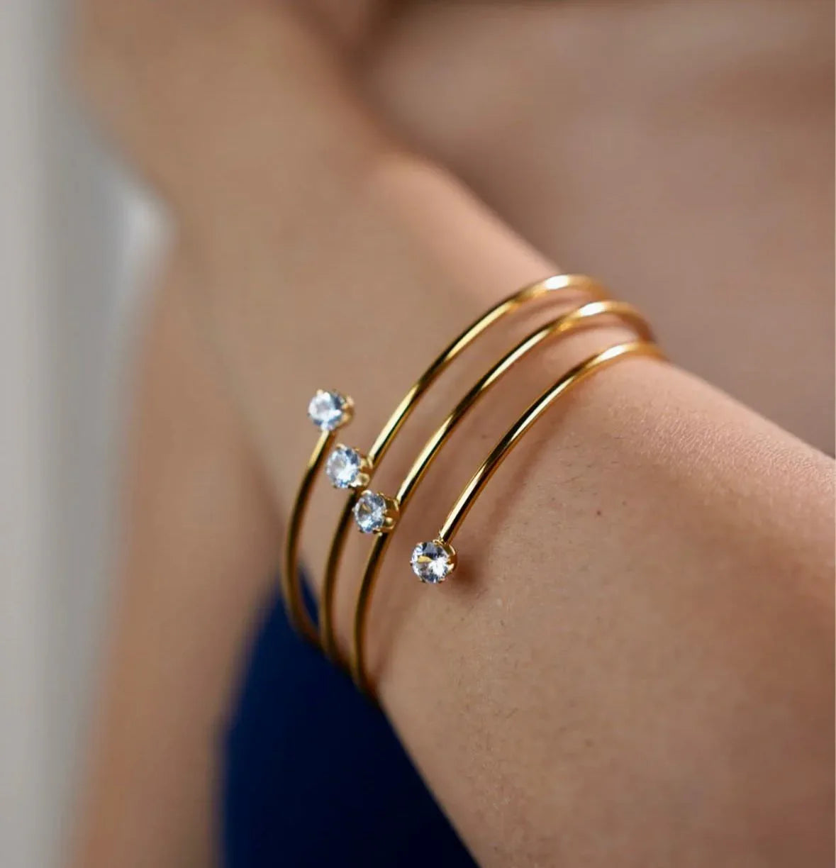 Gold Bangle Bracelet