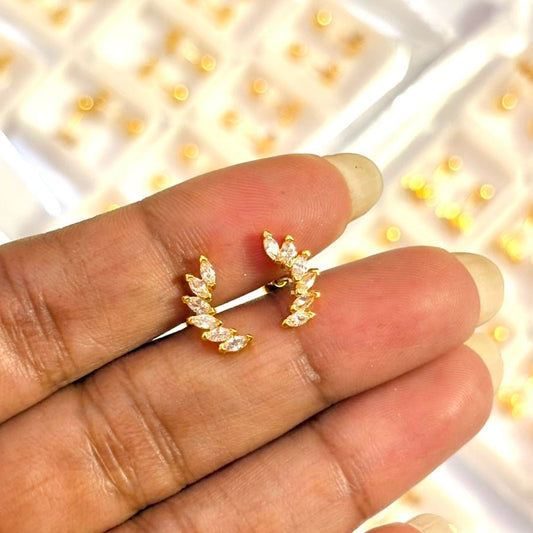Antler Stud Earrings - Aesthla