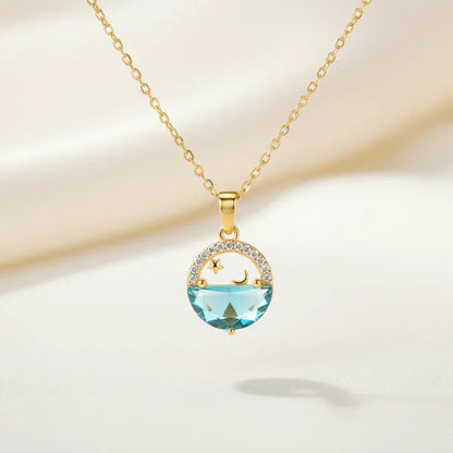 Beach Moon Necklace - Aesthla