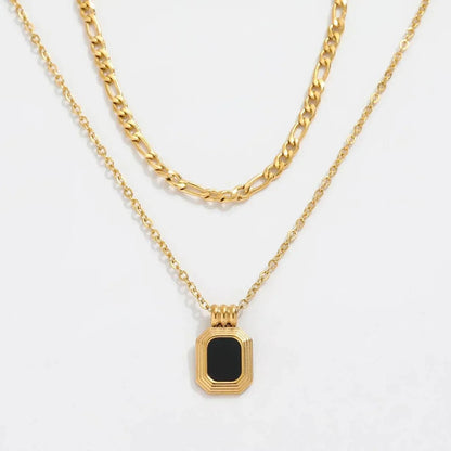 Black onyx Necklace - Aesthla