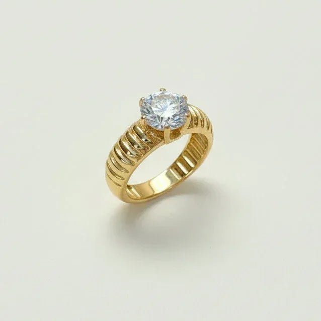 Bold Pearl Stone Ring - Aesthla