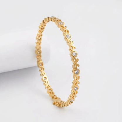 Bow Crystal Bracelet - Aesthla