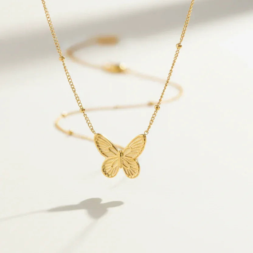 Butterfly Chain Necklace - Aesthla