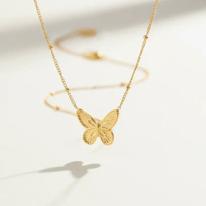 Butterfly Chain Necklace - Aesthla