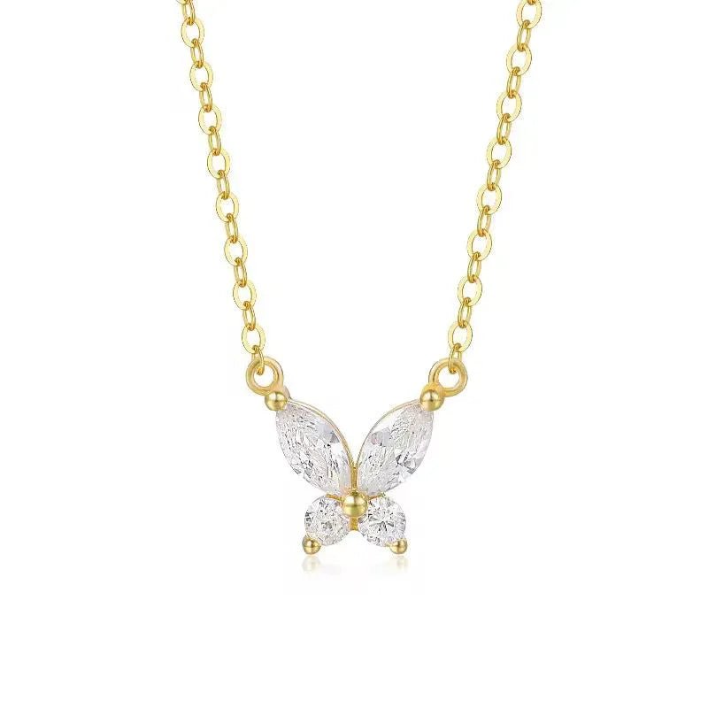 Butterfly Crystal Pendant - Aesthla