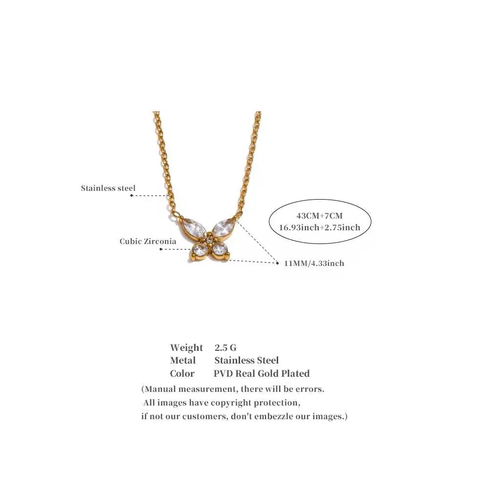 Butterfly Necklace - Aesthla