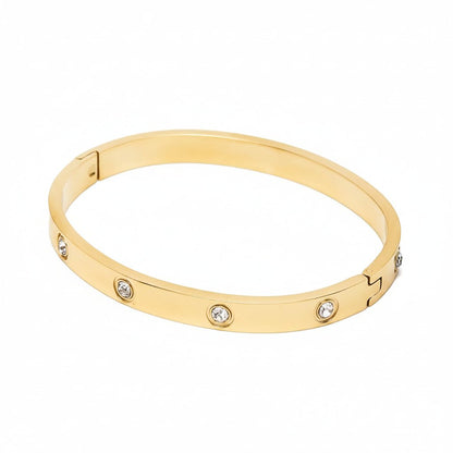 Classic Gold Kada Bracelet - Aesthla