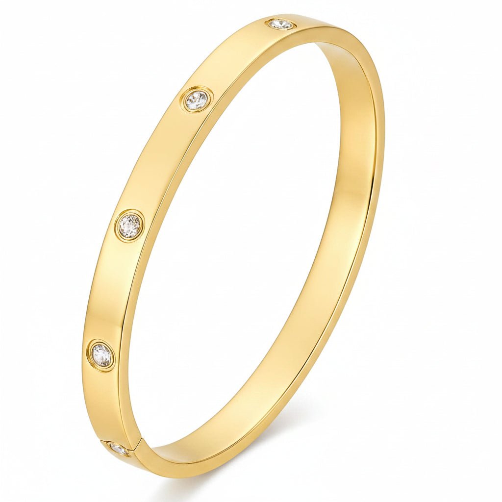 Classic Gold Kada Bracelet - Aesthla