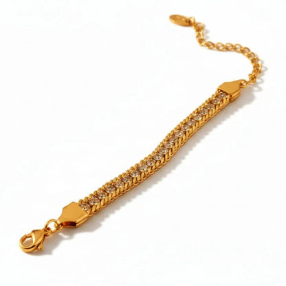 Crystal Chain Bracelet - Aesthla