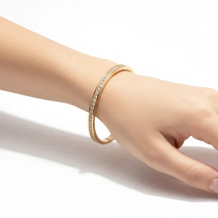 Diamond Kada Bracelet - Aesthla