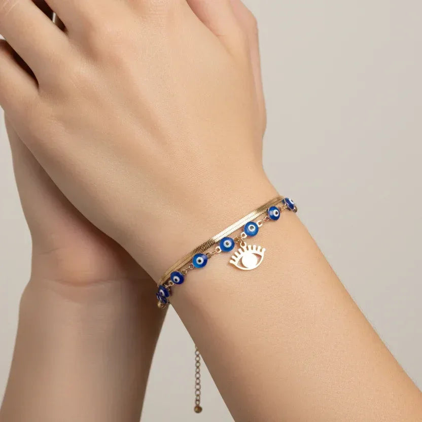 Evil Eye Chain Bracelet - Aesthla