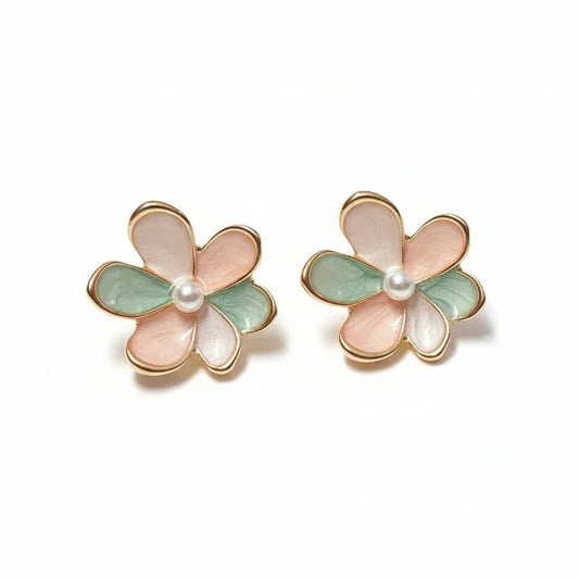 Flora Dual Earrings - Aesthla