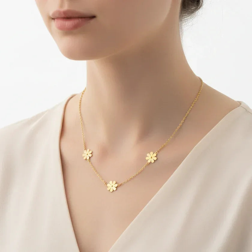 Flora Flower Necklace - Aesthla