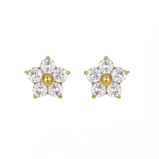 Flower stud earring - EaringsAesthla