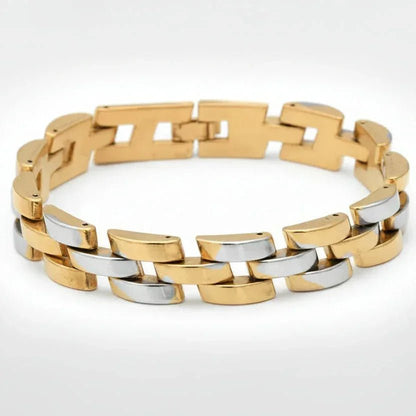 Gold and Rhodium Plated Bracelet - Aesthla